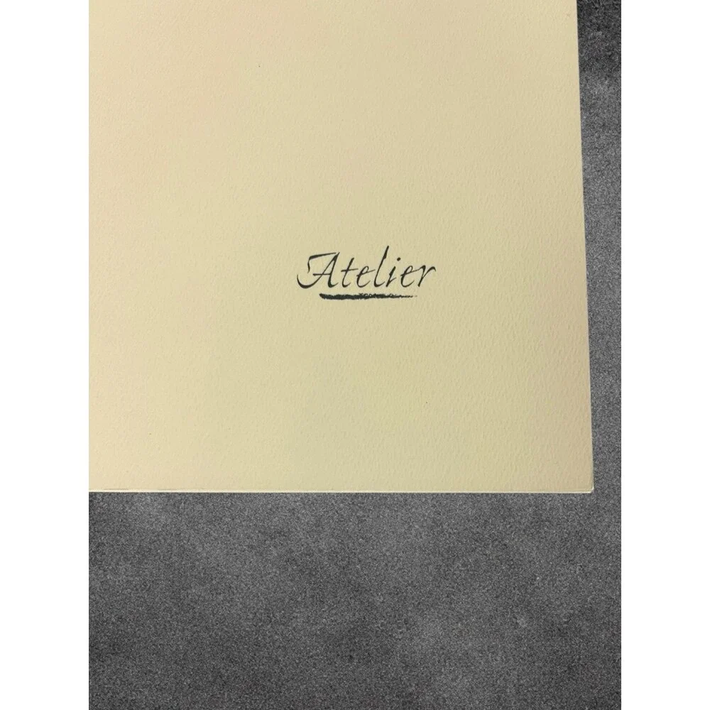 Atelier Vintage Menu W/Chef Alain Allegretti
